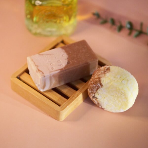 Lemon Ginseng Solid Shampoo & Soap bar Duo set - Image 2