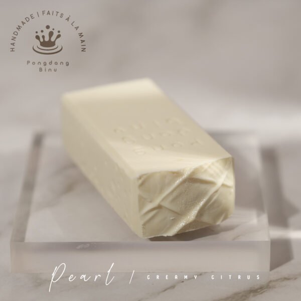 Creamy Citrus Pearl Soap Bar, 100g - Image 2