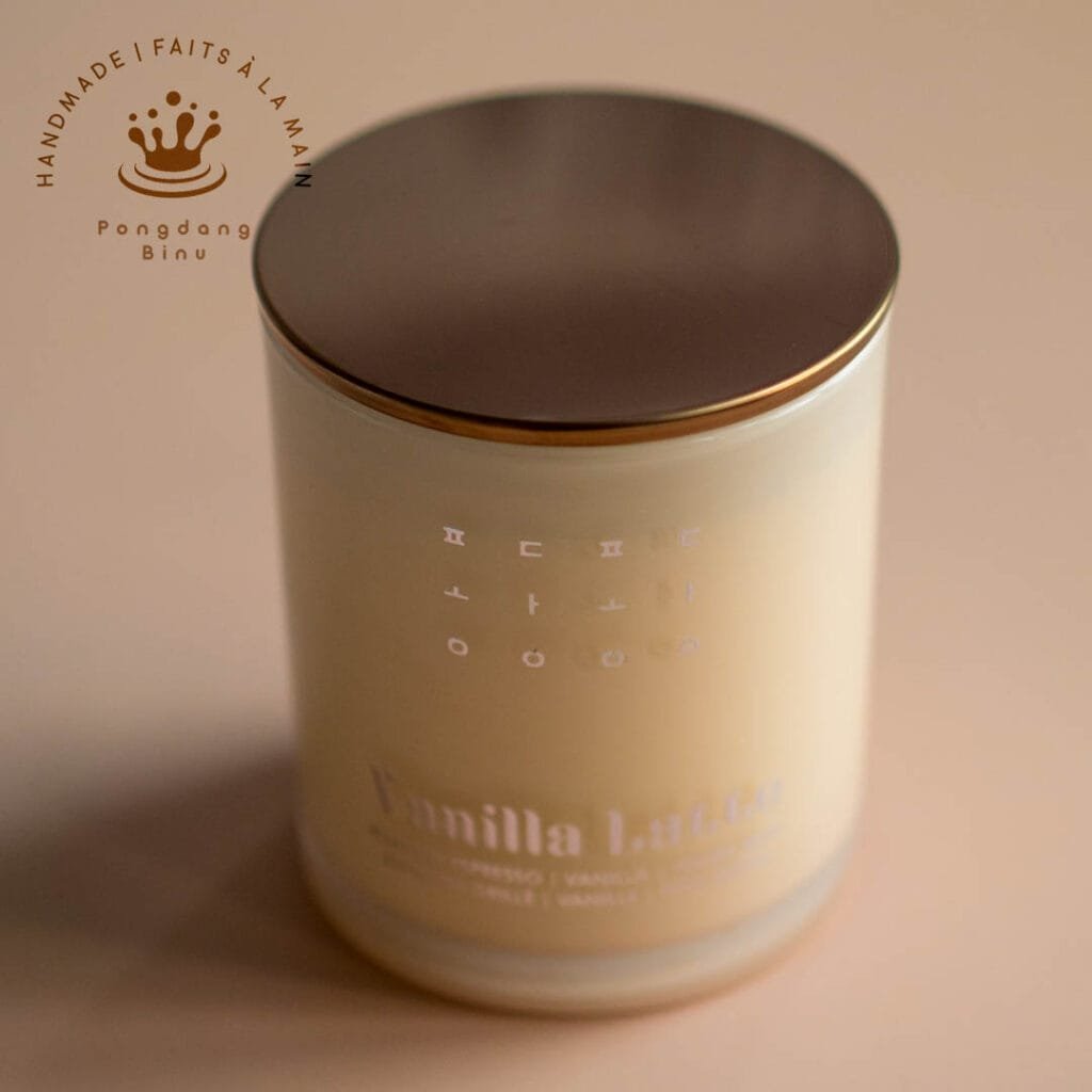 Vanilla Latte 7 oz Scented Natural Soy Candle