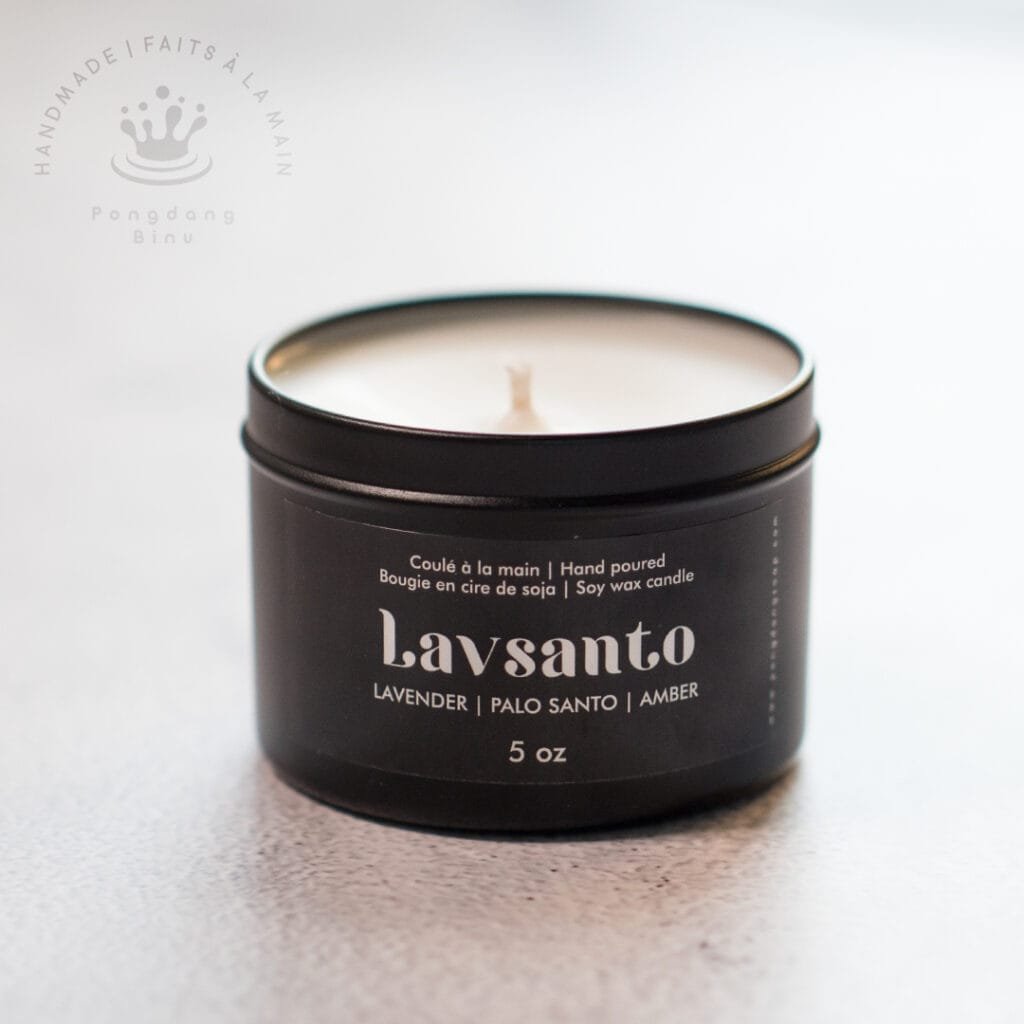 Lavsanto 5 oz Scented Natural Soy Candle