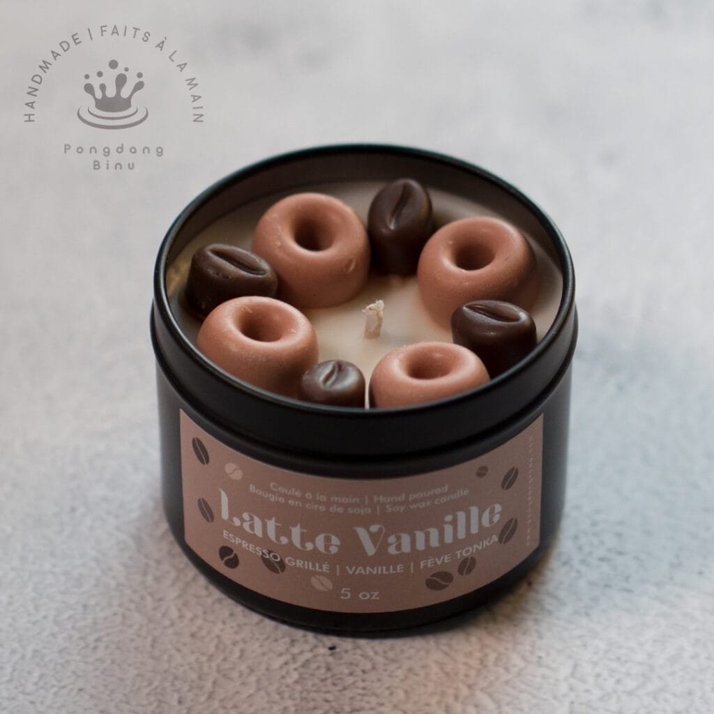 Vanilla Latte 5 oz Scented Natural Soy Candle