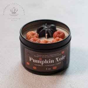 Pumpkin Noir 5 oz Scented Natural Soy Candle