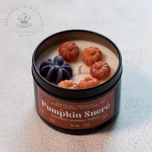 Pumpkin Sucré 5 oz Scented Natural Soy Candle
