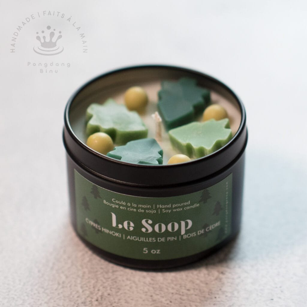 Le Soop 5 oz Scented Natural Soy Candle