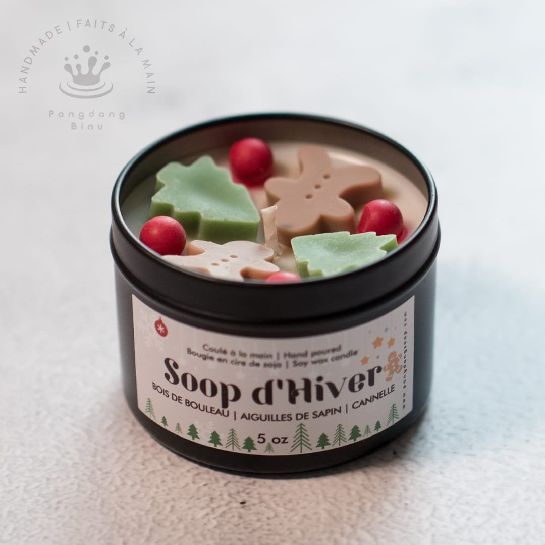 Le Soop d'Hiver 5 oz Scented Natural Soy Candle