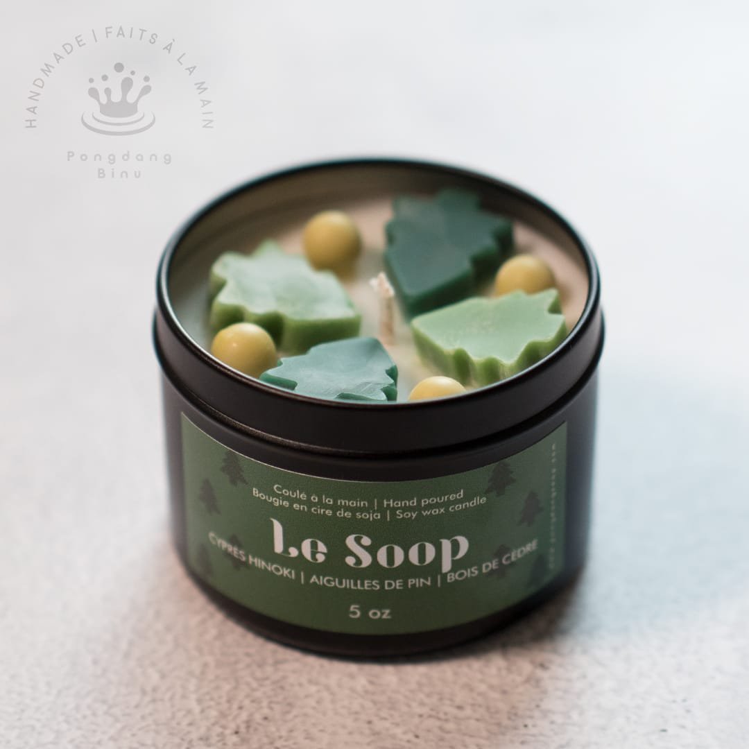 Le Soop 5 oz Scented Natural Soy Candle
